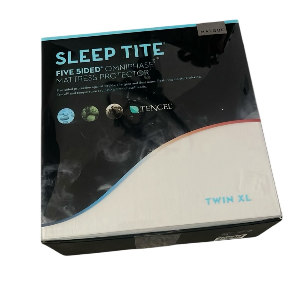 TWIN XL size mattress protector Sleep Tite Open Box Malouf
